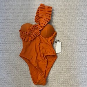 Andrea Iyamah Nisi One Piece Bathing Suit- Orange
